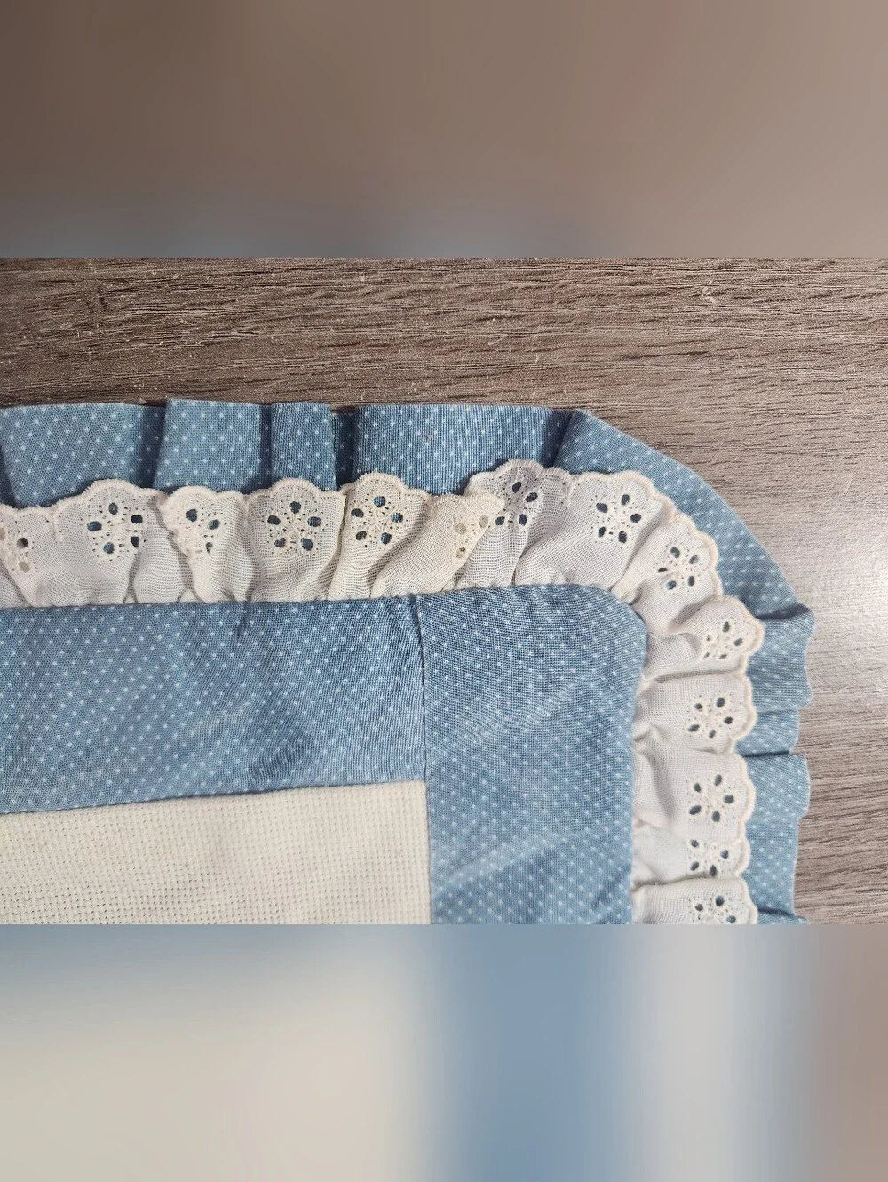 Vintage Handmade Cross Stitch Pillow Cover 
